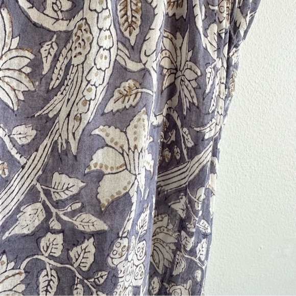 Alicia Bell tunic mini dress floral print sheer purple silk blend, Childrens 10 - Picture 5 of 11